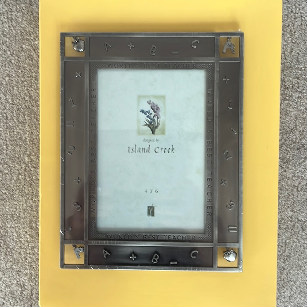 World’s Best Teacher 4x6 picture frame